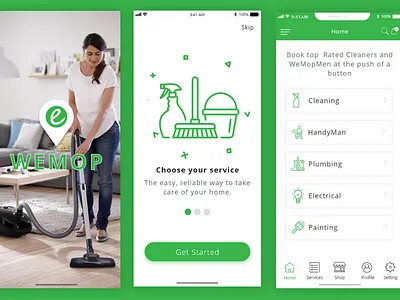 Housing Services Application android app app app design app ui application branding clean design housing local service mobile app mobile app design mobile app developers mobile apps mobile ui service app service landing page ui