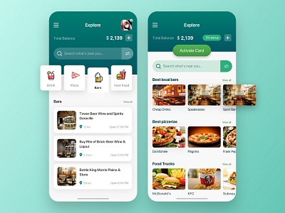 Profitable Offers App Concept app app design concept delivery design eat food food delivery food service illustration interface offer order ui ux