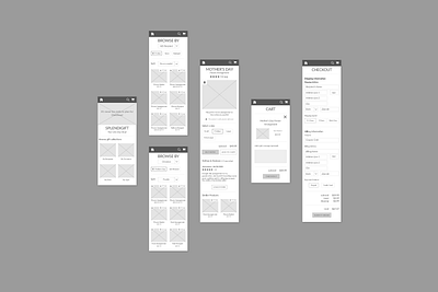 Splendigift - Gift Ordering & Delivery Service adobexd design ecommerce figma ux wireframe wireframing wires