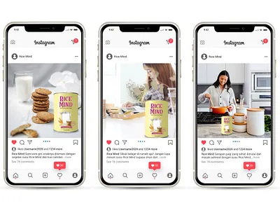 Rice Mind Instagram Posting 02 branding design graphicdesign instagram post marketing collateral packaging packaging design social media design
