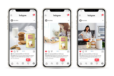 Rice Mind Instagram Posting 02 branding design graphicdesign instagram post marketing collateral packaging packaging design social media design