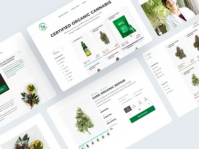 TGOD | Premium Certified Organic Cannabis (E-commerce Website) branding cannabis cannabis design design design inspiration desktop design e commerce e commerce website figma premium design productdesign user experience user interface user interface design website website design