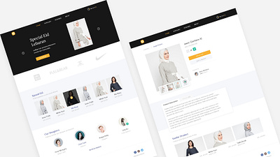 Fashion Store Special Eid bwa fashion fashion design fashion web landing page landing page design store ui ui design