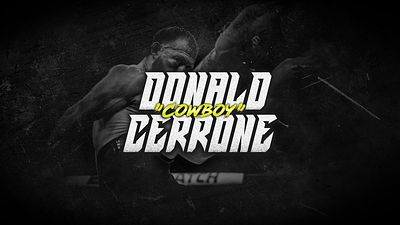 Donald "Cowboy" Cerrone digital digital art gritty mma sport