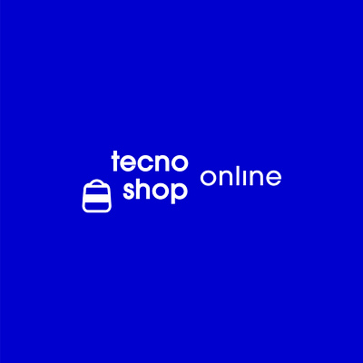 TecnoShop Online - Logo redesign colors design flat graphic icon illustration illustrator cc shape vector white