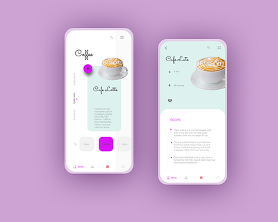 coffeeshop app app branding challenge design icon logo minimal ui ux web