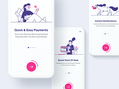 Onboarding illustration illustrations ios iphone mobile mobile app mobile ui onboarding ui walkthrough walkthroughs whoooa