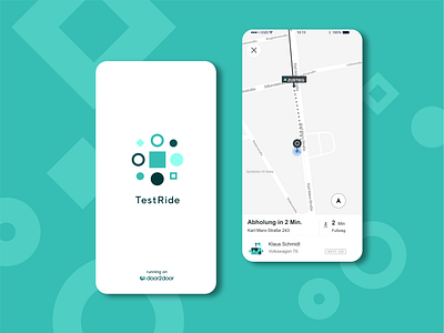 TestRide - Branding app brand branding branding and identity icon laboratory logo mobility scientific splash screen splashscreen test testing ui ui ux ux vector