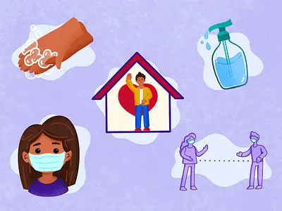 COVID-19 Solidarity Response Fund for WHO blog covid 19 draw illustration ilustración matrushka mx