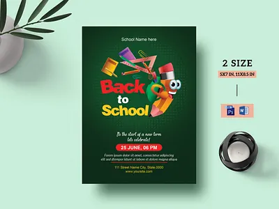 Back to School Party Flyer back to school party flyer back to school party flyer