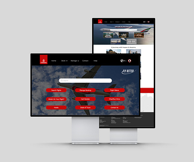 Website Redesign for Emirates Airline