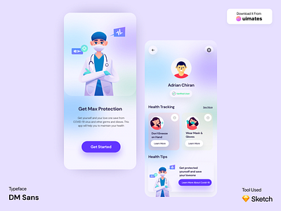 COVID-19 Medical UI Design Concept app app ui app ui kit app ui ux covid 19 figma medical medical app ui medicine sketch ui ui ux design ui ux designer ux