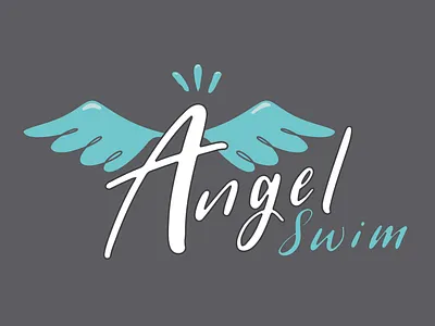 ANGEL SWIM Logo booklet design brand design branding businesscard businesscarddesign design logo sub logo