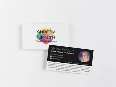 Shelbie McAllister Business Card Design businesscard businesscarddesign design logo