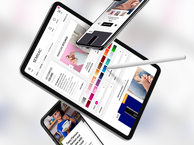 Semilac E-commerce Platform design e comerce e commerce design e commerce shop magento 2 nail art redesign rwd ui ui design ux ux design website design