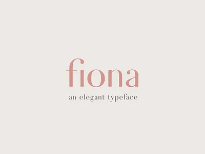 Fiona - Elegant Typeface best fonts branding download font download fonts elegant font font font design font designer fonts graphic design lettering ligature logo font logo fonts retro font typeface typeface design typefaces typography vintage font
