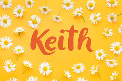 Keith Font craft font friendly handcraft handmade type