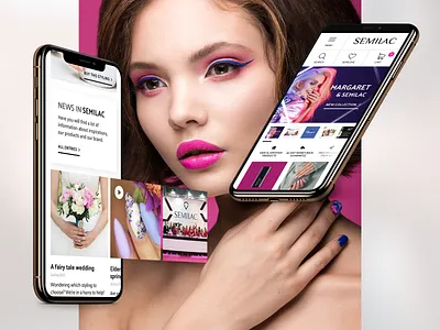 Semilac E-commerce Platform e commerce e commerce agency e commerce design e commerce shop e commerce website magento 2 nail art redesign strix ui design ux design