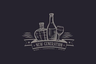 New Generation Wines art creative logo