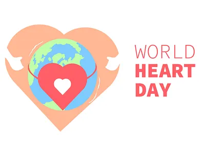 WORLD HEART DAY - FLAT DESIGN design flat design illustration illustrations simple ui vector