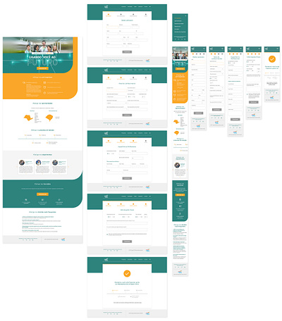 Screens responsive page