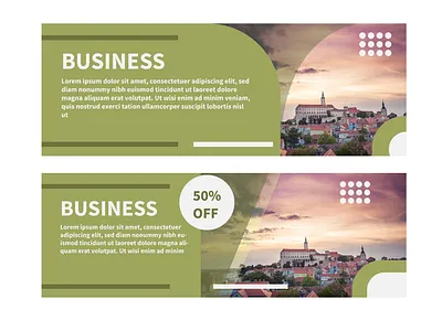 business banner banner design design minimal simple ui vector