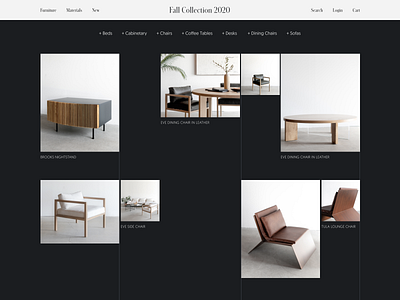 Furniture E-Commerce Store Concept 2020 trend design e commerce ecommerce flat furniture online shop online shopping online store store ui ux web web design website