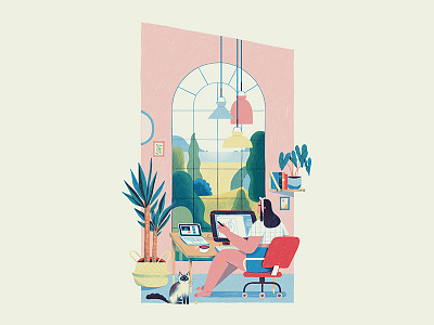 Dream studio design illustration