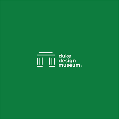 Duke Design Museum brand branding design idenity identity logo logo design minimal museum vector
