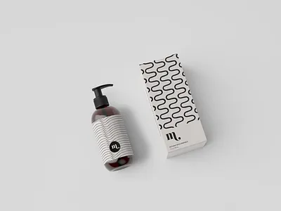 Cosmetic Mockup branding cosmetics packaging pattern