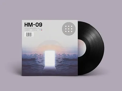 HM-09 is Out Everywhere Now! album album artwork album cover beats hip hop lofi music rap sample vinyl vinyl record