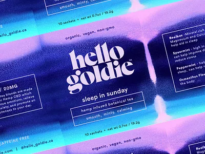 CBD Tea Branding branding cbd cbd logo coffee hemp extract logo modern packaging tea watercolor