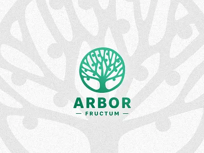 Fruit tree logo design branding classic drink food beverages fruits logo minimal plants restaurant round logo simple tree