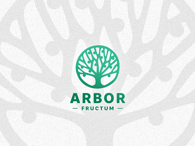 Fruit tree logo design branding classic drink food beverages fruits logo minimal plants restaurant round logo simple tree