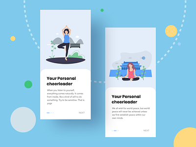 Yoga Leader 2019 trend app design application application ui clean design clean ui minimal onboard onboarding onboarding screen onboarding ui trend trendy trendy design ui ui ux uidesign uiux yoga