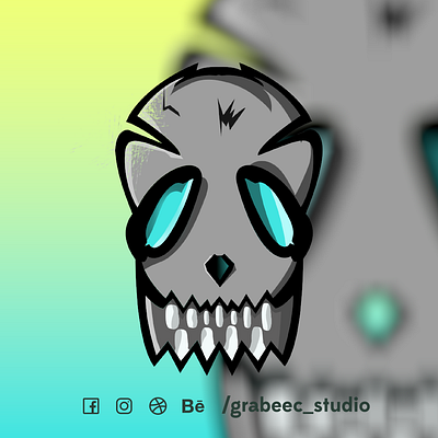 SkullArtboard 1 3x esportlogo illustraion logo mascot mascotlogo