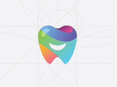 Smalltown Smiles Icon brand branding dental logo dribbble gradient logo graphic design icon icon design illustration illustrator logo design logo outline logo structure marketing rainbow shape logo smile tooth tooth logo vector