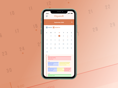 Daily UI challenge 038 app appdesign calendar app calendar design calendar ui daily ui dailyui design mobile ui ui challenge ux uxdesign uxui