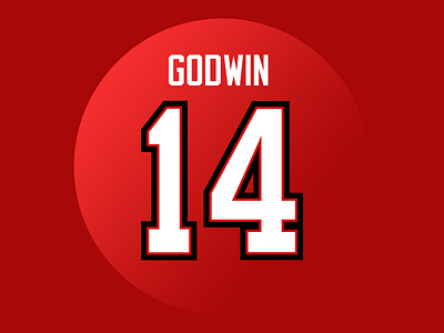 Chris Godwin Icon chris godwin chris godwin icon design fantasy football fantasy football design icon illustration nfl nfl design photoshop vector art