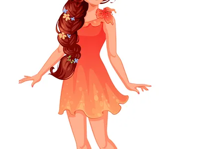 Dream Girl design illustration