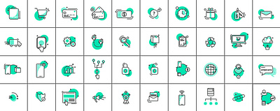 40 Ecommerce Icons design icon icon set vector