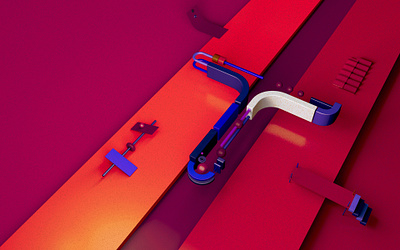 Typo - T 3d art c4d cgi cinema4d creative digital illustration inspiration typography