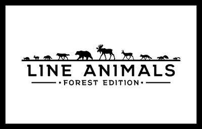 10 Animal Line Illustrations