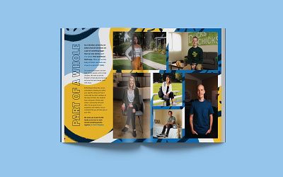 NU Pursuit Magazine Fall 2019 college illustration layout layout design magazine magazine design magazine illustration northwest organic shapes shapes students university