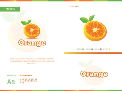 Orange Logo brand and identity branding business logo company logo designer fruit logo graphicdesign logo logo type logodesigner orange orange logo symbol icon symbol logo vector