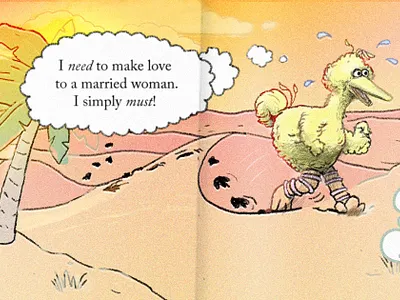 Big Bird big bird clickhole comedy illustration sesame street