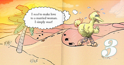 Big Bird big bird clickhole comedy illustration sesame street