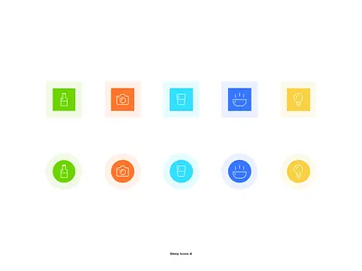 Shiny Icons Exploration color exploration iconography icons illustration ios shiny icons web web design