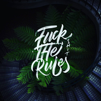 rules ? brand branding design goodtype letter lettering procreate typography