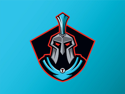 Titans Logo blue design illustration logo procreate red spartans sports titans trojans vector